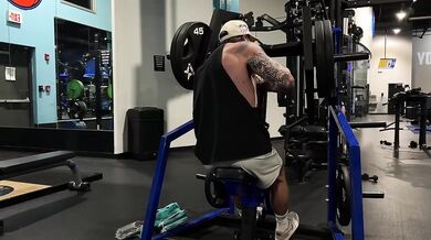 Full Back Day with Brock Swole Destroyed Gushing Choked
