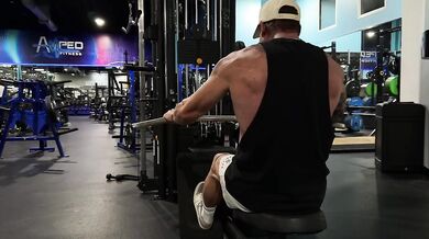 Full Back Day with Brock Swole Destroyed Gushing Choked