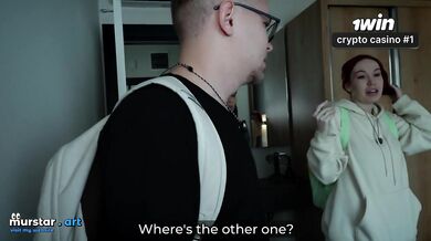 Step Mom and Step Sister Share Bed with Step Son in Wild Hotel Fuck (feat. Ghomestory)
