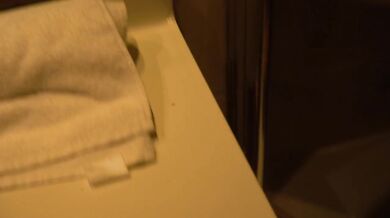 I catch my STEPMOM FINGERING in the tub and I fuck her in the BATHROOM