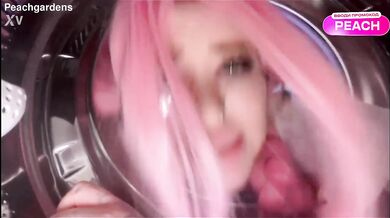 My Stupid Step-Sister Got Stuck in the Washing Machine and I Fucked Her