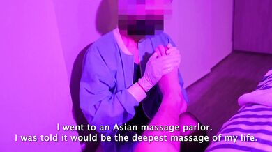 Asian Happy End as a gift! All men dream of such a massage