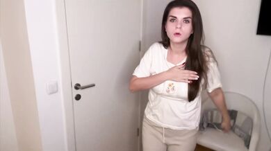 Hot Step Mother with big cock was caught by her step son while jerking off