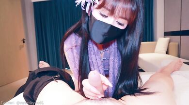 When Maternal Love Touches the Boundary of Taboos ~ Purple Battle Robe Experiences Creampie!