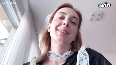 Taught a hot maid how to cook a cream pie - Loly Nebel