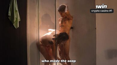 I like it when you help me! - Stepmom ends up in the shower with her tattooed stepson