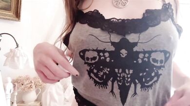 playing with my soft pale tits - DOLLSCULT