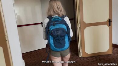 "Peek and hide" in the closet when you share a hotel room with your stepmom