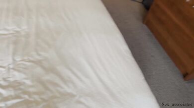 Hot stepmother and stepson share a hotel bed