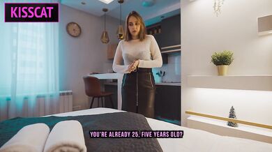 Step Son Dreams of Undressing and Having Sex with Step Mom, and She Lets Him Fuck in Shared Bed