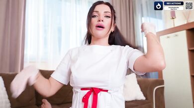 Hot MILF loves role play and sex actions