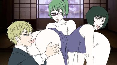 Maki And Mai Lose Anal Virginity In A Trio Creampie With Naoya Zenin