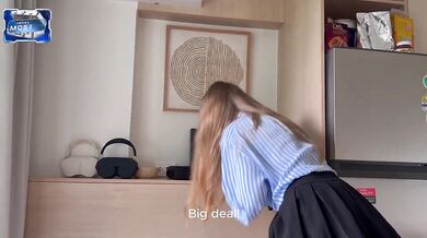 My Ex Came To Pack Her Things But Could Not Resist Doggy Style Sex With Me Destroyed Gushing Choked