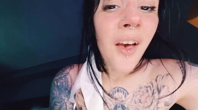 Tatted Alt Pawg Gets Destroyed With Big Dick Creampie And Gushing Face Full Of Cum