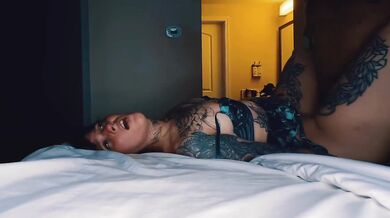 Tatted Alt Pawg Gets Destroyed With Big Dick Creampie And Gushing Face Full Of Cum