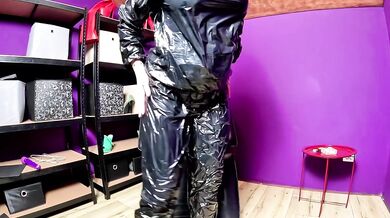 Dominant Milf Rips Sauna Suit Off For Big Ass