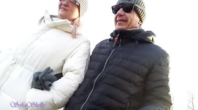 Cocky Milfhunter Roasted by Mature Ukrainian BBW Cougar With Big Boobs and Big Butt Getting Destroyed and Gushing in Under Construction Building