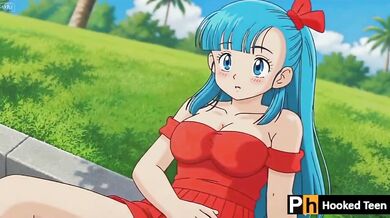 Master Roshi And Bulma Destroyed With Gushing Choked Hungers