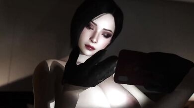 Ada Wong Naked Selfie Destroyed Gushing Big Tits POV Cartoon Biohazard