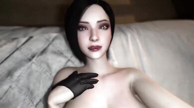 Ada Wong Naked Selfie Destroyed Gushing Big Tits POV Cartoon Biohazard