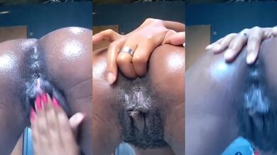 Bunniiey19 Ebony Amateur Girl Masturbating HD Porn Exclusive Verified