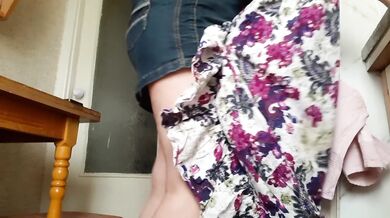 Kitchen Sex Destroyed Me With Lesbian Strapon Toys Choked Gushing Quick Cum