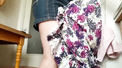 Kitchen Sex Destroyed Me With Lesbian Strapon Toys Choked Gushing Quick Cum