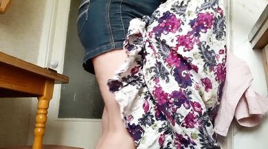 Kitchen Sex Destroyed Me With Lesbian Strapon Toys Choked Gushing Quick Cum