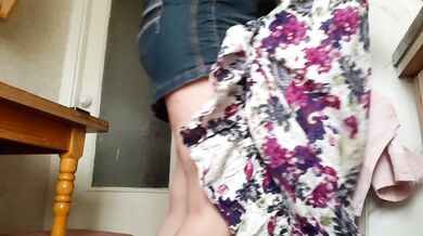 Kitchen Sex Destroyed Me With Lesbian Strapon Toys Choked Gushing Quick Cum