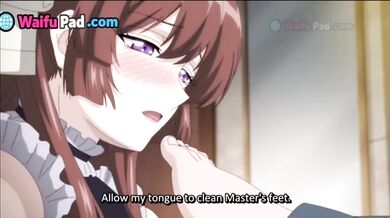 Cleaner Destroyed By Beauty In Cartoon Anal And Blowjob