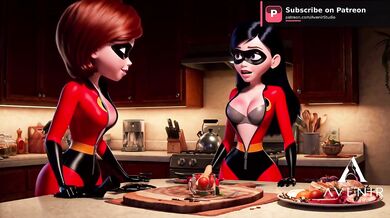 Violet Parr Destroyed By Big Ass Milf Helen Parr Step Mom Crying