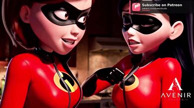 Violet Parr Destroyed By Big Ass Milf Helen Parr Step Mom Crying