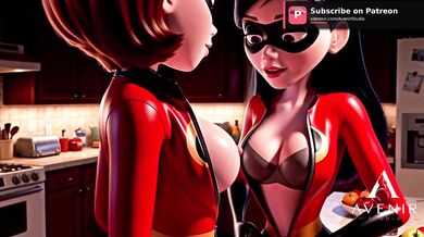 Violet Parr Destroyed By Big Ass Milf Helen Parr Step Mom Crying