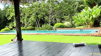 Caught Fucking At The Pool But Didnt Stop SukiSukiGirl Andy Savage Costa Rica Public Amateur Asian Couple WMAF Facial Cumshot