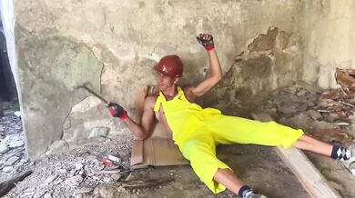 Construction Workers Destroy Boss Gagging Blowjob Big Dick Pussy Public Sex Amateur