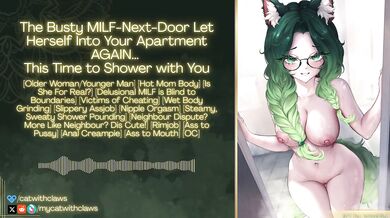 MILF Shower Audio Roleplay Destroyed With Gushing Anal Creampie Rimjob