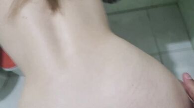 I Caught Her By Surprise In The Bathroom And Fucked Her Really Hard Cum Inside Perfect Pink Pussy