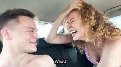 Hitchhiking With Tim Team And Paying With Our Bodies Sloppy Blowjob Cum On Belly Big Dick Luna Rishi Redhead Tattoo Public Homemade