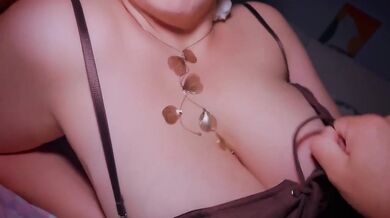 Nighttime sex with chubby wife with big thighs and curvy body