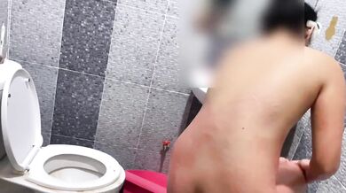 Real Couple Homemade Bathroom Masturbation Asian Verified Amateur Small Tits HD Porn Romantic Sex Bath