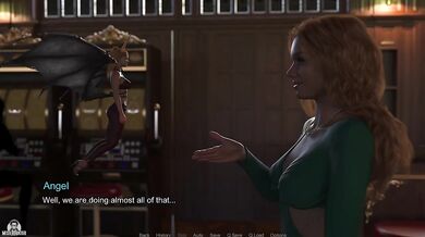 ANGELS LOVE 37 Big Ass MILF Visual Novel Gameplay Destroyed Gushing Choked