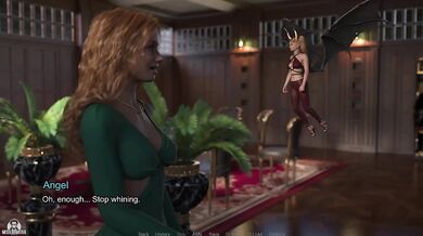 ANGELS LOVE 37 Big Ass MILF Visual Novel Gameplay Destroyed Gushing Choked