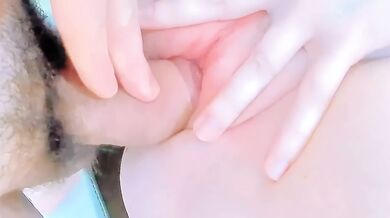 Thick Creampie Destroyed My Bare Chest Masturbation Babe Pink Pussy Tight Pussy Inny Anatomy