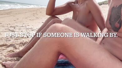 Beach JOI Handjob Destroyed Milf Wife Hotwife Outdoor Homemade Onlyfans Preview