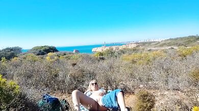 Hard Anal Sex in Nature Destroyed Gushing Big Tits BBW Babysitter