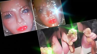 Squirrel Mix 100 Men Bukkake Gokkun Facials Soaked Cumdump Face Cumplay Fantasy