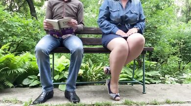 Mature BBW MILF Destroyed Gushing Pissing Standing Public Outdoor Pantyhose