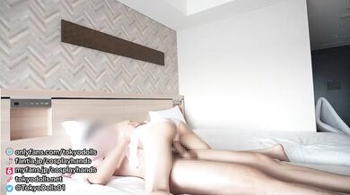 Cute Japanese Amateur Girl In Babydoll Gives Intercrural Sex With Cum Con Handjob