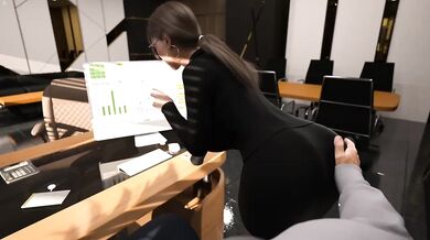 New Boss Destroys Secretary Gail With Dildo Ride Oiled Up Dripping Wet Pussy Fingering Orgasm Blowjob Ginger Schoolgirl White Socks Domination