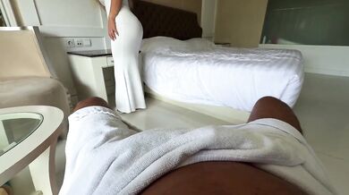 Step Mom Accidentally Caught Step Son With Boner While Morning Cleaning Thick Ass POV